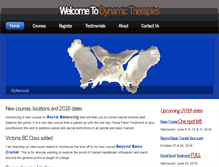 Tablet Screenshot of dynamictherapies.com